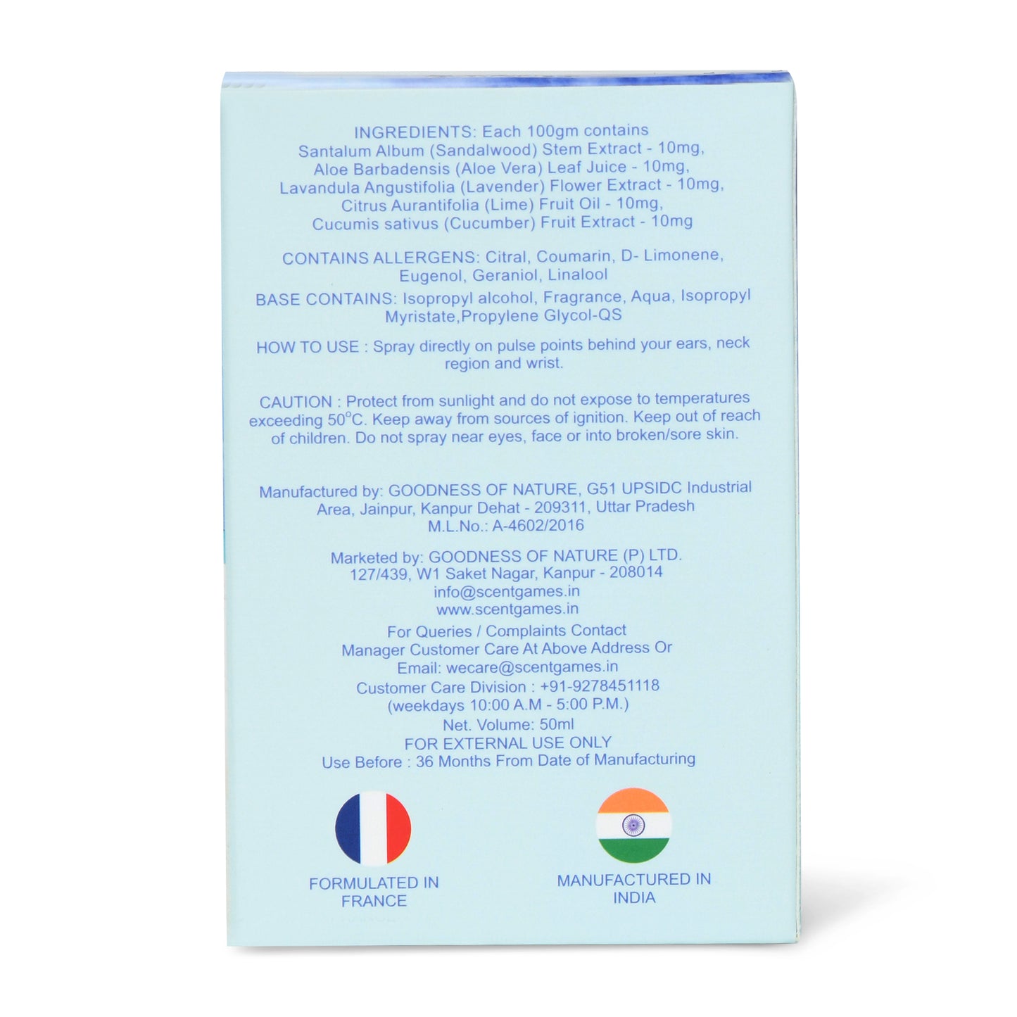 Blue Drip Extrait De Parfum for Unisex - 50ml
