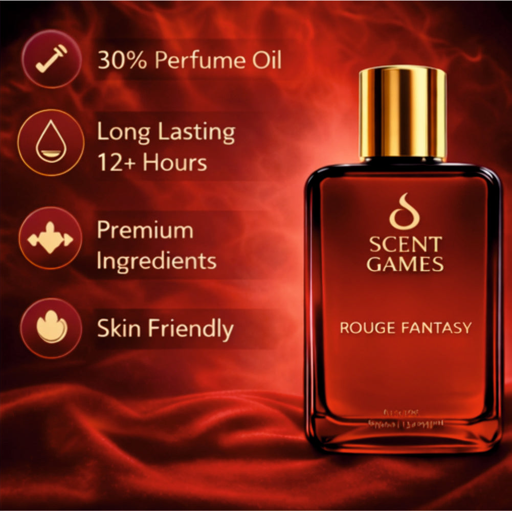 Rouge Fantasy Extrait De Parfum for Unisex – 50ml