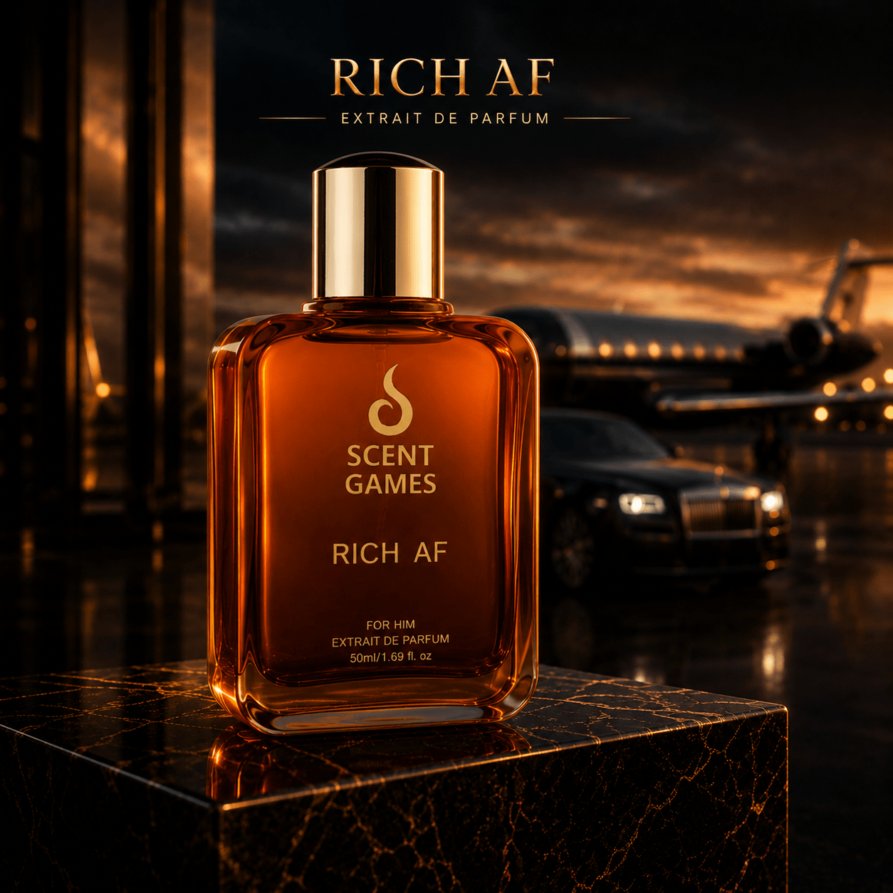 Rich AF Extrait De Parfum for Him - 50ml - Scent Games